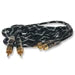 RHYNO 8000 SERIES BRAIDED RCA CABLES (BLACK)