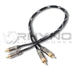 RHYNO 8000 SERIES BRAIDED RCA CABLES (BLACK)