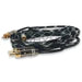 RHYNO 8000 SERIES BRAIDED RCA CABLES (BLACK)