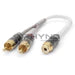 RHYNO 8000 SERIES BRAIDED RCA CABLES (FROST WHITE)