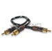 RHYNO 8000 SERIES BRAIDED RCA CABLES (BLACK)